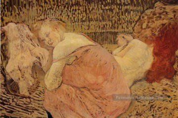 deux amis 1895 Toulouse Lautrec Henri de Peinture à l'huile